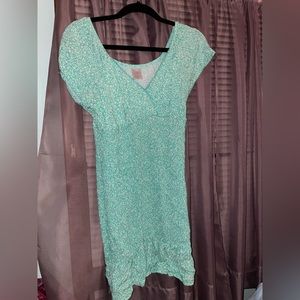 No boundaries turquoise flower dress